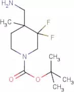 tert-Butyl 4-(aminomethyl)-3,3-difluoro-4-methylpiperidine-1-carboxylate