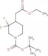 tert-Butyl 4-(2-ethoxy-2-oxoethyl)-3,3-difluoropiperidine-1-carboxylate