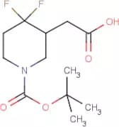 2-(1-(tert-Butoxycarbonyl)-4,4-difluoropiperidin-3-yl)acetic acid