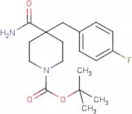 tert-Butyl 4-carbamoyl-4-(4-fluorobenzyl)piperidine-1-carboxylate