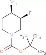 tert-Butyl 3,4-cis-4-amino-3-fluoropiperidine-1-carboxylate racemate