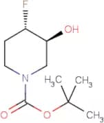 (3.4)-trans-4-Fluoro-3-hydroxy-piperidine-1-carboxylic acid tert-Butyl ester racemate