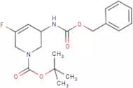 tert-Butyl 5-(benzyloxycarbonylamino)-3-fluoro-5,6-dihydropyridine-1(2H)-carboxylate