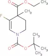 1-tert-Butyl 4-ethyl 5-fluoro-4-methyl-3,4-dihydropyridine-1,4(2H)-dicarboxylate