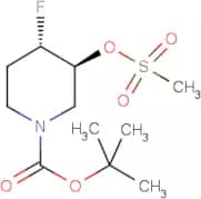 tert-Butyl (3.4)-trans-4-fluoro-3-(methylsulfonyloxy)piperidine-1-carboxylate