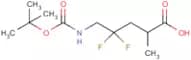 5-(tert-Butoxycarbonylamino)-4,4-difluoro-2-methylpentanoic acid
