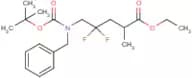 Ethyl 5-(benzyl(tert-butoxycarbonyl)amino)-4,4-difluoro-2-methylpentanoate