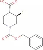 (3,4)-trans-1-(Benzyloxycarbonyl)-3-fluoropiperidine-4-carboxylic acid