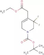 tert-Butyl 4-(2-ethoxy-2-oxoethyl)-5,5-difluoro-5,6-dihydropyridine-1(2H)-carboxylate