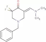 (E)-1-Benzyl-5-((dimethylamino)methylene)-3,3-difluoropiperidin-4-one