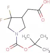 2-(1-(tert-Butoxycarbonyl)-4,4-difluoropyrrolidin-3-yl)acetic acid