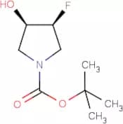 tert-Butyl Cis-3-fluoro-4-hydroxypyrrolidine-1-carboxylate racemate