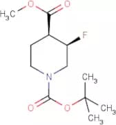 (3,4)-Cis-1-tert-Butyl 4-Methyl 3-fluoropiperidine-1,4-dicarboxylate racemate