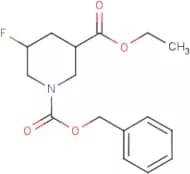 1-Benzyl 3-ethyl 5-fluoropiperidine-1,3-dicarboxylate