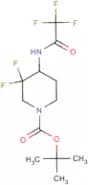 tert-Butyl 3,3-difluoro-4-(2,2,2-trifluoroacetamido)piperidine-1-carboxylate