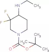 tert-Butyl 4-(ethylamino)-3,3-difluoropiperidine-1-carboxylate
