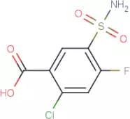 2-Chloro-4-fluoro-5-sulfamoylbenzoic acid