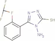 4-Amino-5-(2-trifluoromethoxy-phenyl)-4H-[1,2,4]triazole-3-thiol