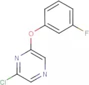 2-(3-Fluorophenoxy)-6-chloropyrazine