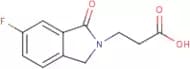3-(6-Fluoro-1-oxoisoindolin-2-yl)propanoic acid