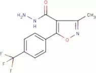 3-Methyl-5-[(4-trifluoromethyl)phenyl]isoxazole-4-carboxylic hydrazide