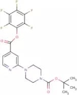 Pentafluorophenyl 2-[4-(tert-butoxycarbonyl)piperazin-1-yl]isonicotinate