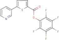 Pentafluorophenyl 5-pyridin-3-ylthiophene-2-carboxylate