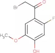 2-Fluoro-4-hydroxy-5-methoxyphenacyl bromide
