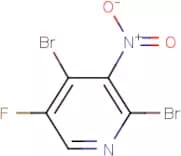 2,4-Dibromo-5-fluoro-3-nitropyridine