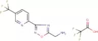 1-{3-[5-(Trifluoromethyl)pyridin-2-yl]-1,2,4-oxadiazol-5-yl}methanamine trifluoroacetate