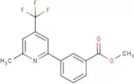 3-(6-Methyl-4-trifluoromethyl-pyridin-2-yl)-benzoic acid methyl ester