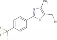 5-Bromomethyl-4-methyl-2-(4-trifluoromethyl-phenyl)-thiazole