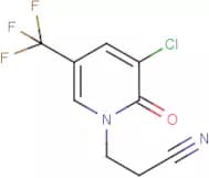 3-(3-Chloro-2-oxo-5-(trifluoromethyl)-2H-pyridin-1-yl)propionitrile