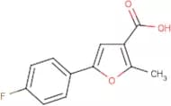 5-(4-Fluorophenyl)-2-methylfuran-3-carboxylic acid