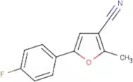 5-(4-Fluorophenyl)-2-methylfuran-3-carbonitrile