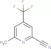 6-Methyl-4-(trifluoromethyl)pyridine-2-carbonitrile