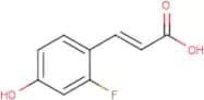 (E)-3-(2-Fluoro-4-hydroxyphenyl)acrylic acid