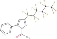 1-Acetyl-3(5)-perfluorohexyl-5(3)-phenyl-1H-pyrazole