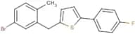 2-(5-Bromo-2-methylbenzyl)-5-(4-fluorophenyl)thiophene