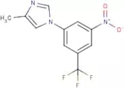 4-Methyl-1-(3-nitro-5-(trifluoromethyl)phenyl)-1H-imidazole
