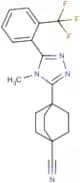 4-(4-Methyl-5-(2-(trifluoromethyl)phenyl)-4H-1,2,4-triazol-3-yl)bicyclo[2.2.2]octane-1-carbonitrile