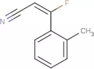 (E)-3-Fluoro-3-(2-methylphenyl)prop-2-enenitrile