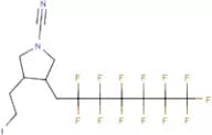 3-(2-Iodoethyl)-4-(1H,1H-perfluoroheptyl)pyrrolidine-1-carbonitrile