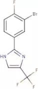 2-(3-Bromo-4-fluorophenyl)-4-(trifluoromethyl)-1H-imidazole