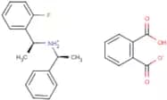 (1S)-1-(2-Fluorophenyl)-N-[(1S)-1-phenylethyl]ethanaminium 2-carboxybenzoate