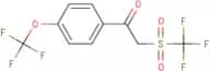 2-(Trifluoromethane)sulfonyl-1-[4-(trifluoromethoxy)phenyl]ethan-1-one