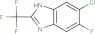 6-Chloro-5-fluoro-2-(trifluoromethyl)-1H-benzimidazole