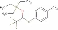 (1-[(4-Methylphenyl)sulfanyl]-2,2,2-trifluoroethoxy) triethylsilane