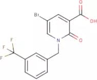 5-Bromo-2-oxo-1-[3-(trifluoromethyl)benzyl]-1,2-dihydro-3-pyridinecarboxylic acid