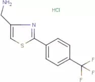 {2-[4-(Trifluoromethyl)phenyl]-1,3-thiazol-4-yl}methylamine hydrochloride